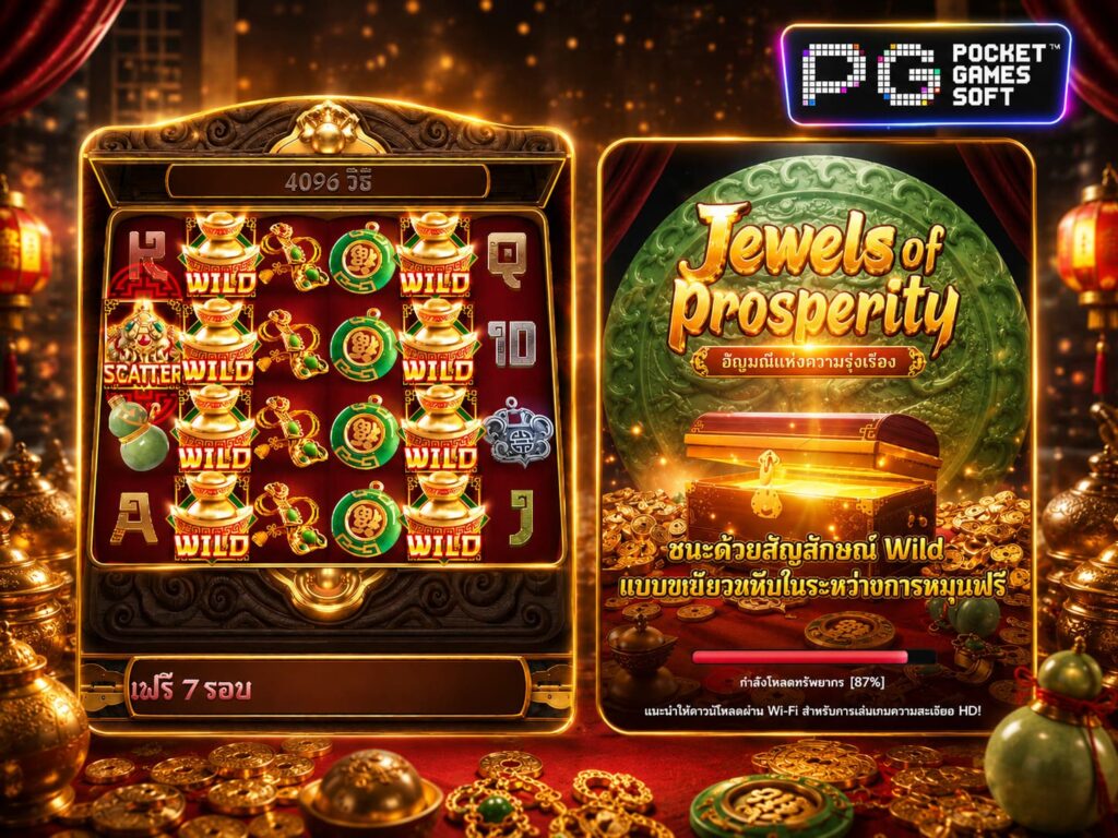 รีวิวเกมสล็อต Jewels of Prosperity อัปเดตใหม่ เล่นง่าย