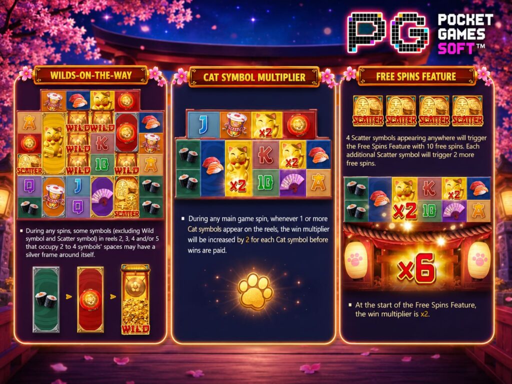รีวิวเกมสล็อต Lucky Neko
