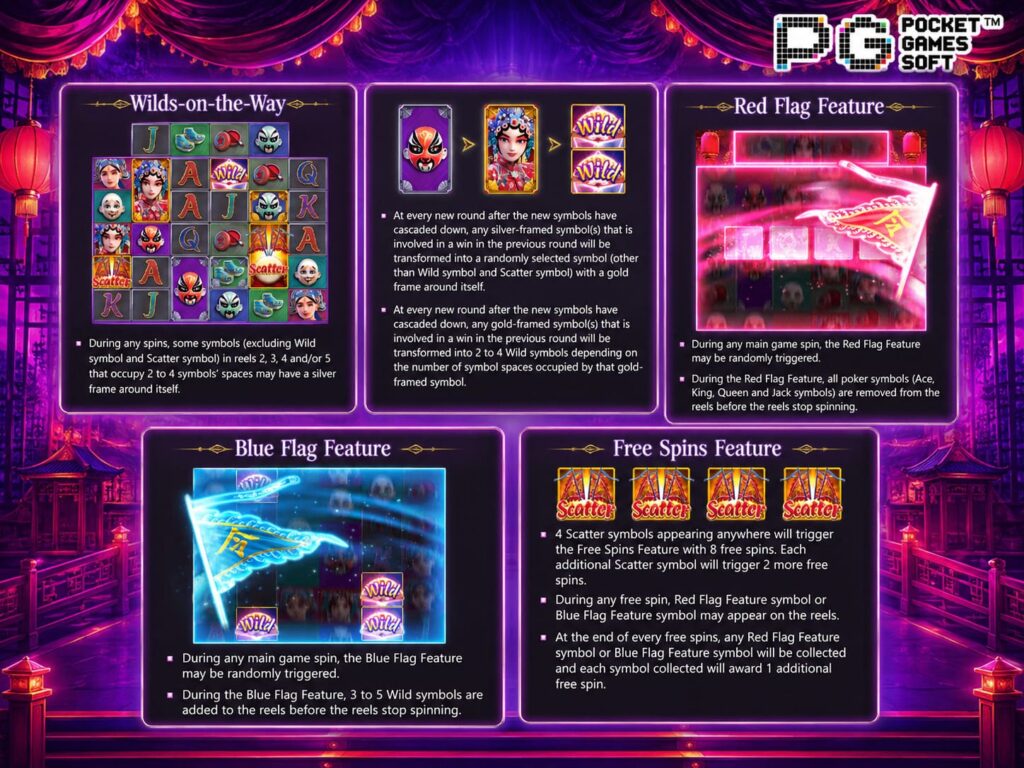 รีวิวเกมสล็อต Opera Dynasty ฟีเจอร์โดดเด่น น่าลงทุน