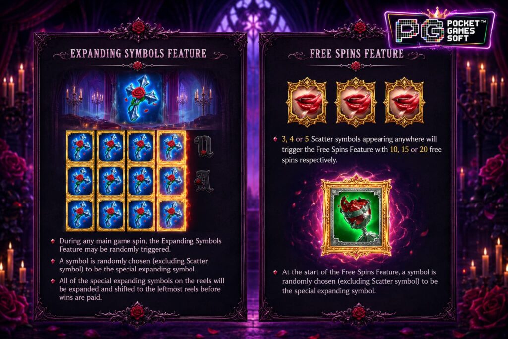 รีวิวเกมสล็อต Vampires Charm