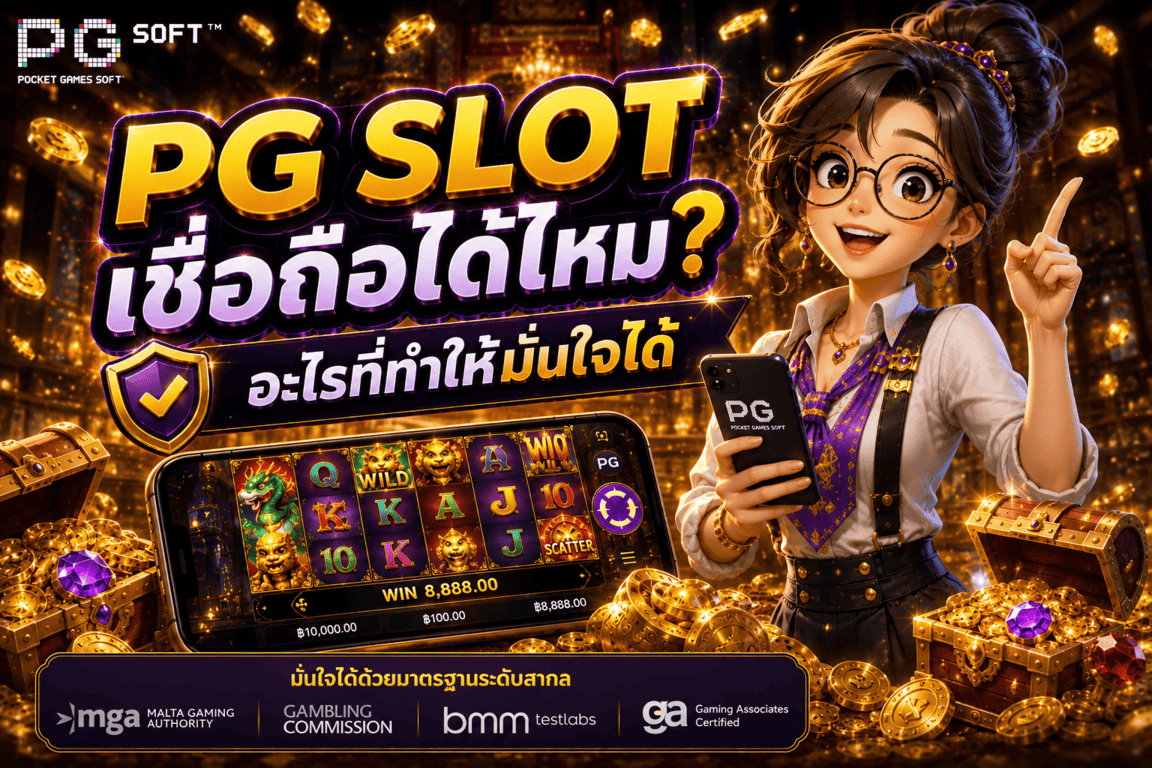 PG SLOT เชื่อถือได้ไหม อะไรที่ทำให้มั่นใจได้