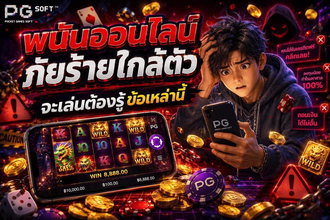 พนันออนไลน์ภัยร้ายใกล้ตัว จะเล่นต้องรู้ข้อเหล่านี้