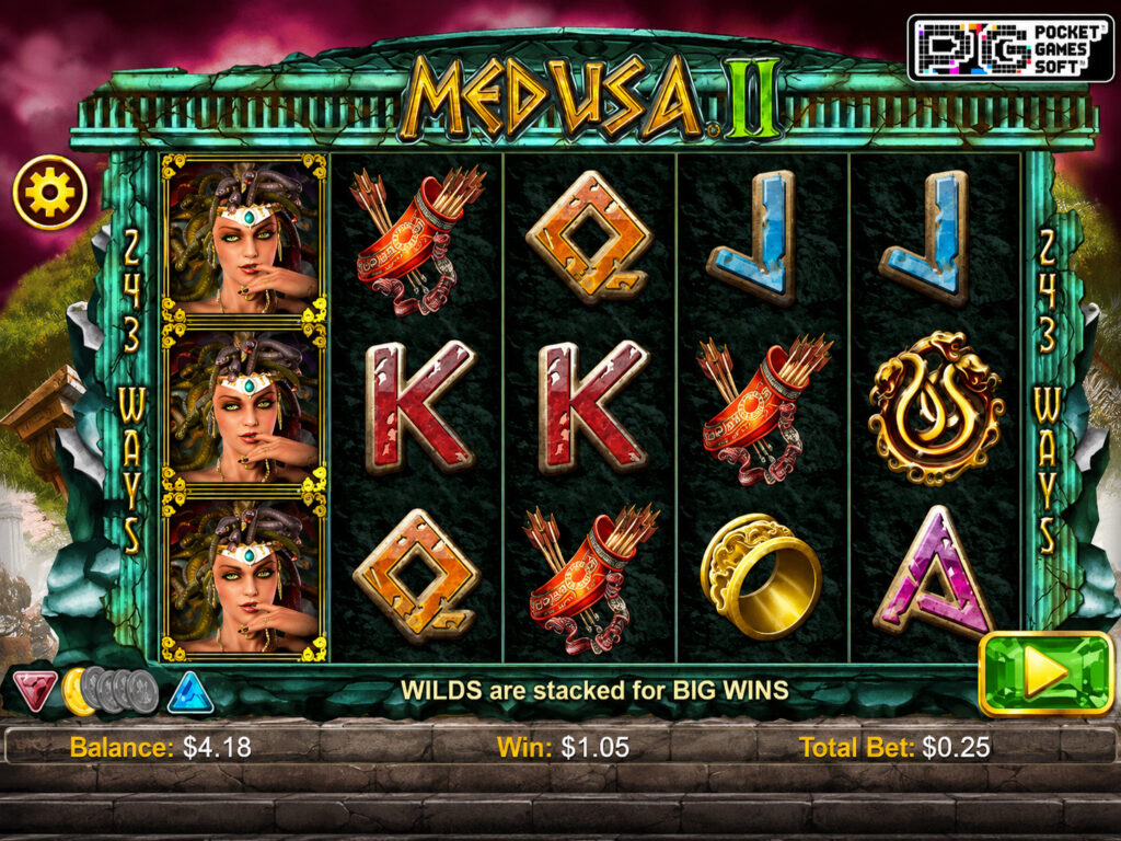 รีวิวเกม Medusa II สล็อตแตกง่าย