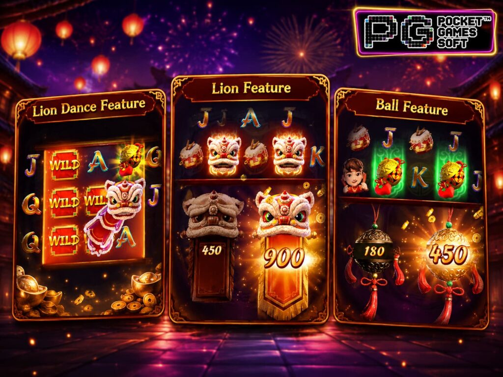 รีวิวเกม Prosperity Lion ฟีเจอร์เด็ด