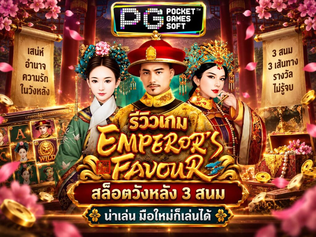 รีวิวเกม Emperors Favour สล็อตวังหลัง