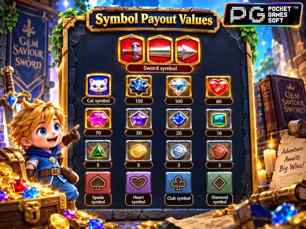 รีวิวเกม Gem Saviour Sword สัญลักษณ์สำคัญ