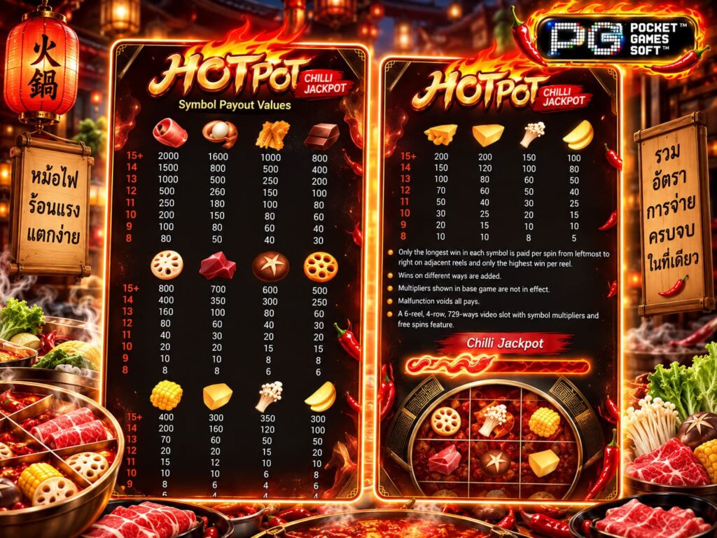 รีวิวเกม Hotpot bonus จัดเต็ม