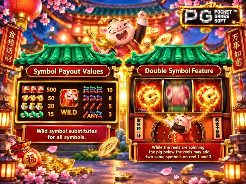 รีวิวเกม Piggy Gold อัตราการจ่ายเงิน