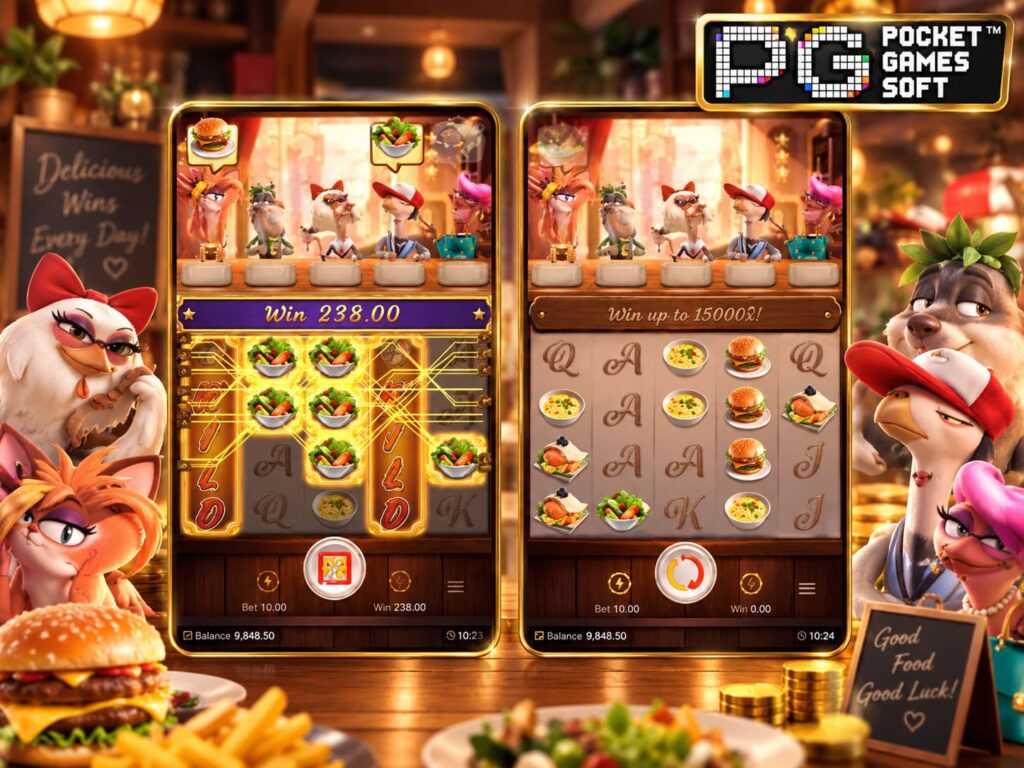 รีวิวเกม Restaurant Craze สล็อตสายอาหาร น่าเล่นจริง