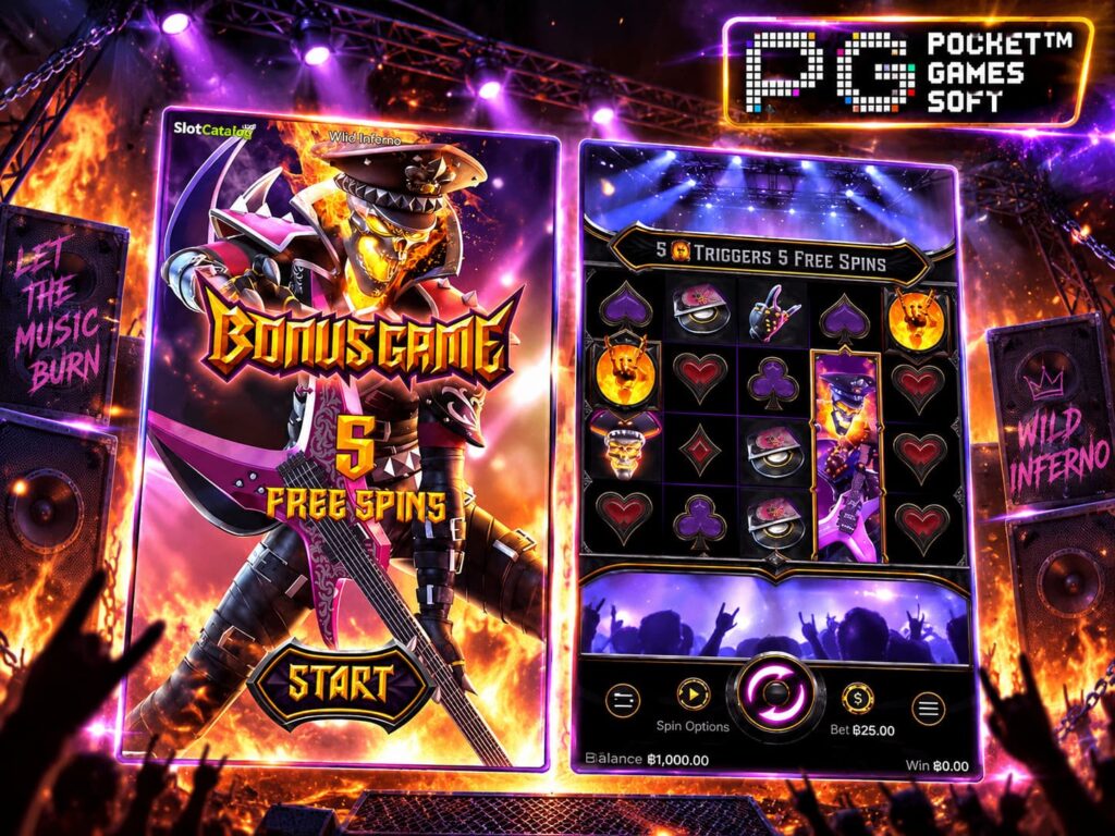 รีวิวเกม Wild Inferno โบนัสแตกง่าย