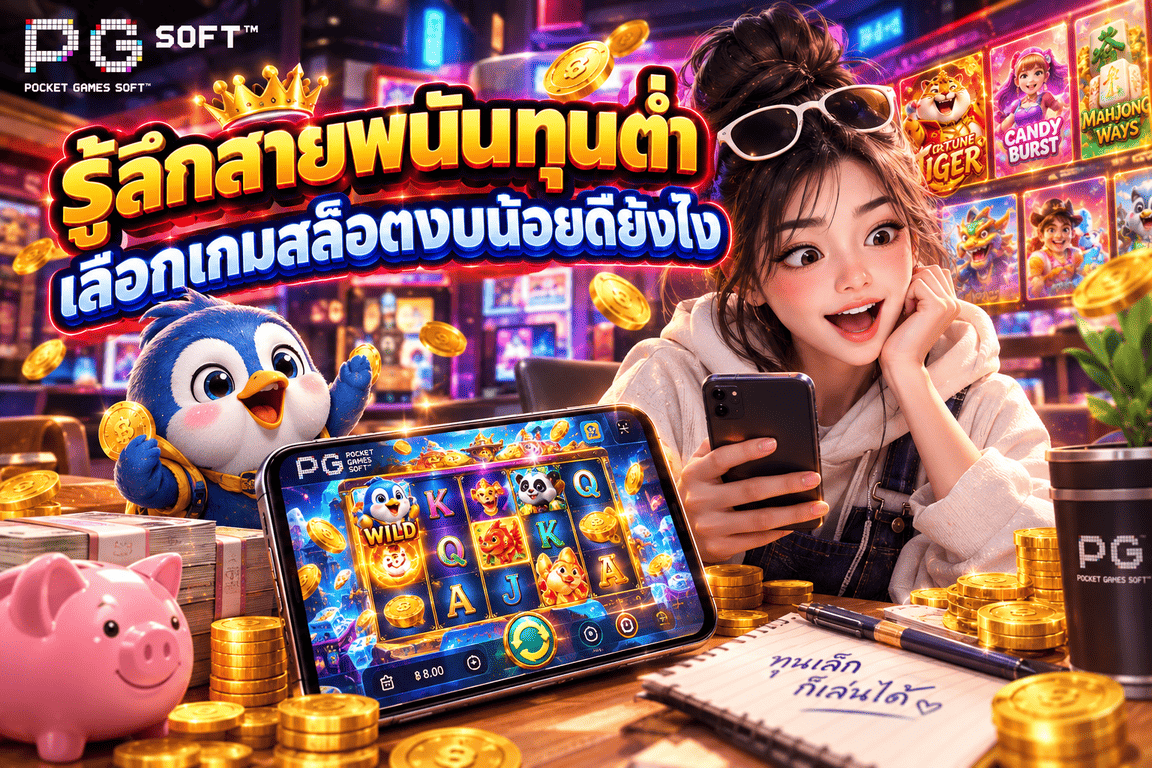 รู้ลึกสายพนันทุนตํ่า เลือกเกมสล็อตงบน้อยดียังไง