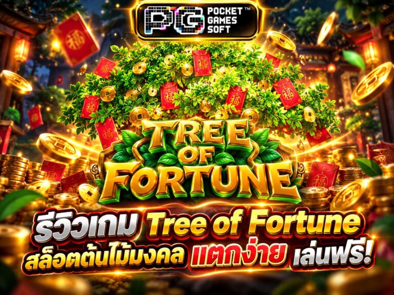 รีวิวเกม Tree of Fortune สล็อตต้นไม้มงคล