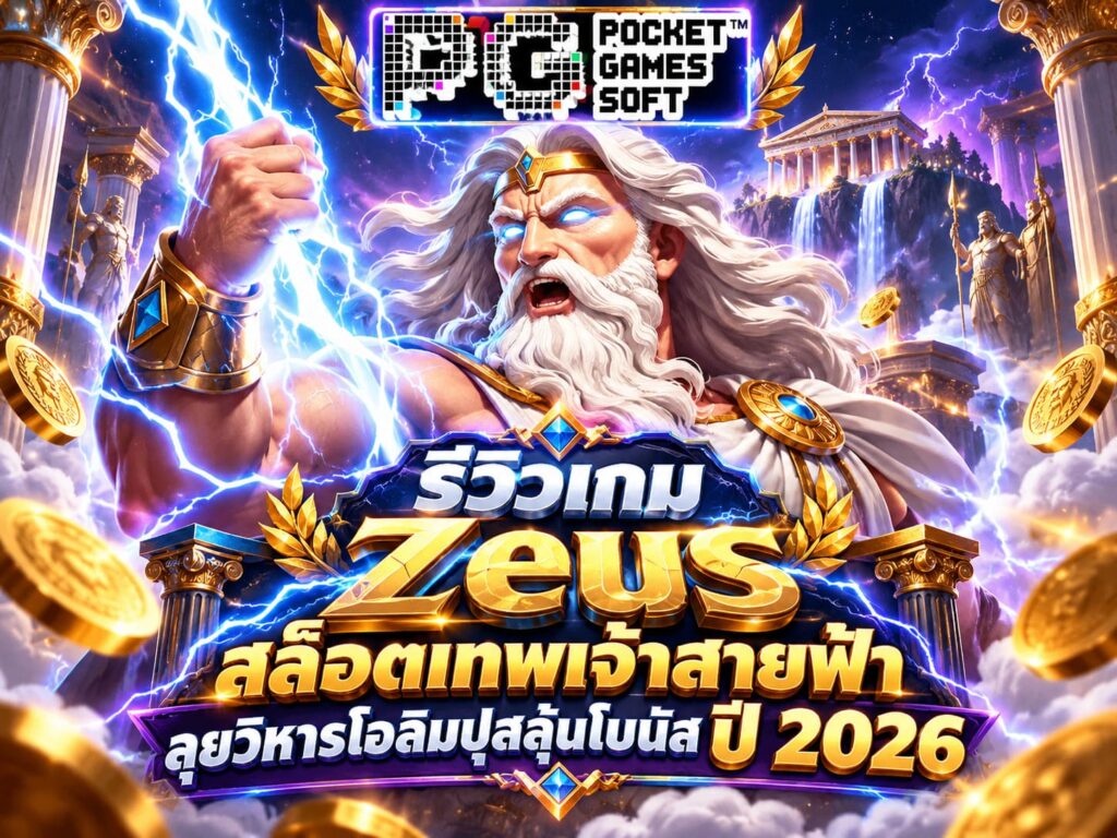 รีวิวเกม Zeus สล็อตเทพเจ้าสายฟ้า