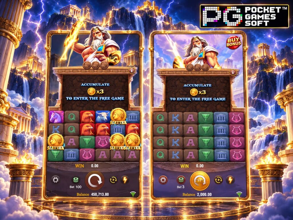 รีวิวเกม Zeus สล็อตโอลิมปัสฟ้าผ่า